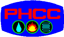 Plumbing, Heating, Cooling Contractors Logo